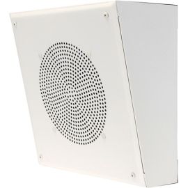 SLANTED,SQUARE,WALL MOUNT,8C5PAX LOUDSPEAKER,TBLU-5W-25/70V TRANSFORMER,WHITE PO