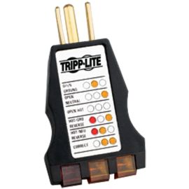 Tripp Lite by Eaton 3-LED Plug-In Circuit Tester Wiring Status Of 120V 5-15R Outlet