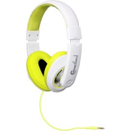 FASHIONABLE STEREO HEADSET, LIME GREEN C