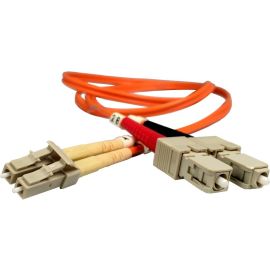 2METER SC-LC MULTIMODE DUPLEX PVC ZIP FIBER CABLE