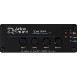 AtlasIED TSD-ML22VCA Preamplifier - Black