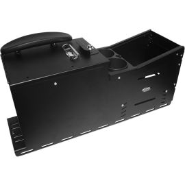 TRUCK CONSOLE - STEEL,POWDER COAT - BLACK - CONTAINS LOCKING STORAGE FOR SUPPLIE