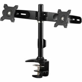 Amer Mounts Clamp Based Dual Monitor Mount for two 15