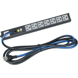 Middle Atlantic Slim Power Strip - High Density Power Strip - 7 Outlet, 15A