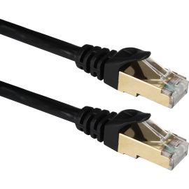 QVS 25ft CAT7 10Gbps S-STP Flexible Molded Patch Cord