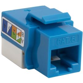 4XEM Cat6 RJ45 Keystone Jack UTP 110-Type (Blue)