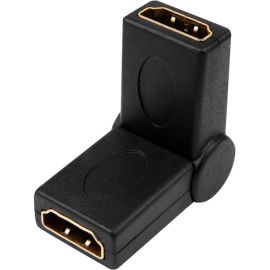 4XEM 90 Degree Swivel HDMI A Female To HDMI A Female Adapter