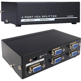 4XEM 4-Port VGA Splitter 350 MHz