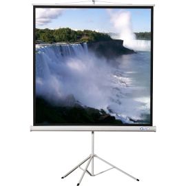 71 INCH DIAGONAL. (50X50) TRIPOD PROJECTOR SCREEN, SQUARE FORMAT, MATTE WHITE FA