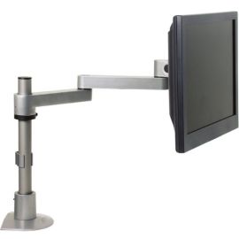 LONG REACH POLE MOUNT FOR TWO MONITORS STACKED ONE OVER THE OTHER. INCLUDES ART