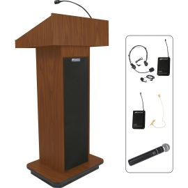 EXECUTIVE COLUMN LECTERN - WIRELESS - MH