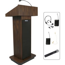 EXECUTIVE COLUMN LECTERN - WIRELESS - WT