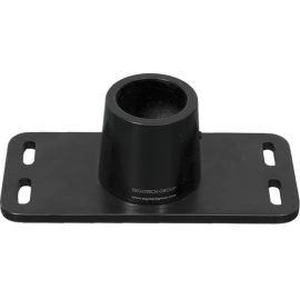 FLUSH PLATE MOUNT BLACK