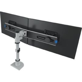 DUAL MOUNT FOR SIDE BY SIDE 24 INCH DISPLAYS. MOVE DISPLAYS IN TANDEM. INCLUDES