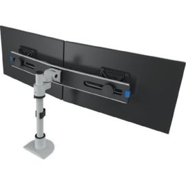 DUAL MOUNT FOR SIDE BY SIDE 24 INCH DISPLAYS. MOVE DISPLAYS IN TANDEM. INCLUDES