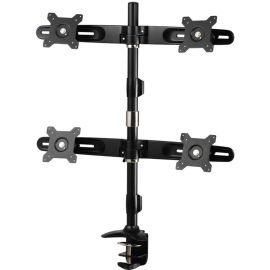 Amer Mounts Clamp Based Quad Monitor Mount for four 15