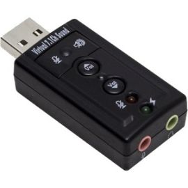 USB STEREO AUDIO ADPTR, 7.1 CHANNEL,C-ME