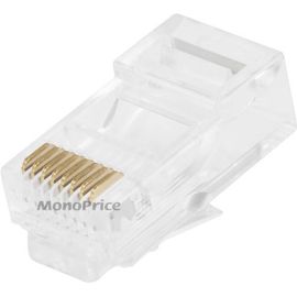 RJ-45 PLUGS - 100 PK STRANDEDCABLE