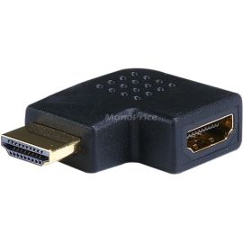 MONOPRICE HDMI RIGHT ANGLE PORT SAVER ADAPTER (MALE TO FEMALE)_ 90-DEGREE_ VERTI