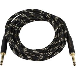 TS 1/4 M INSTRUMENT CABLE - BLK & GOLD