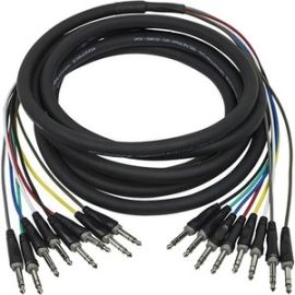 TRS MALE TO 1/4 TRS MALE SNAKE CABLE 6