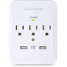 CyberPower CSP300WUR1 Professional 3 - Outlet Surge with 600 J