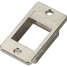 Black Box Panel-Mount Bezel, Keystone Opening, Silver