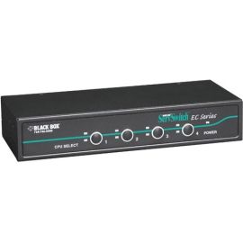 Black Box ServSwitch EC for PS/2 and USB Servers and PS/2 or USB Consoles Kit, 4-Port