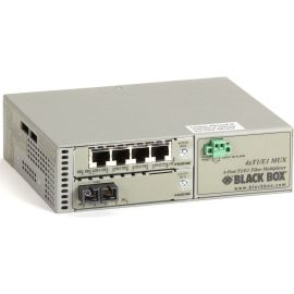 Black Box T1/E1 to Fiber Mux, Single-Mode Duplex SC, 30 km