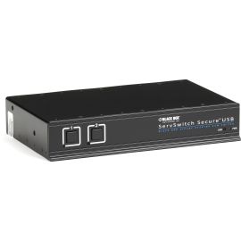 Black Box ServSwitch Secure KVM Switch with USB, EAL4+ Certified, DVI, 2-Port