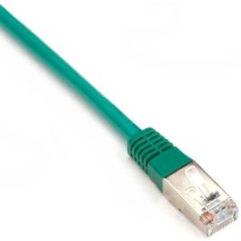 Black Box CAT6 250-MHz Stranded Patch Cable Slim Molded Boot - S/FTP, CM PVC, Green, 7FT