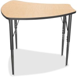 ECONOMY SHAPES DESK (FUSION MAPLE)