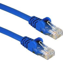 QVS 3-Pack 3ft 350MHz CAT5e/Ethernet Flexible Snagless Blue Patch Cord