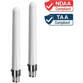 TRENDnet 4/6 dBi Surge Outdoor Dual Band Omni Antenna Kit; Replaceable Surge Protection Fuse; TEW-AO46S