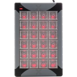 X-KEYS XK-24 USB WIRED KEYPAD 24 PROGRAMMABLE BACKLIT KEY USB HID