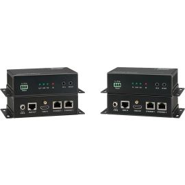THE KANEXPRO HDBASE100ME IS A TRANSMITTER - RECEIVER SET THAT ENABLES YOU TO ROU