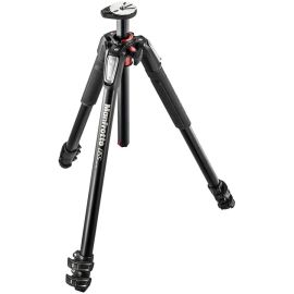 Manfrotto 055 Aluminium 3-Section Tripod, with Horizontal Column