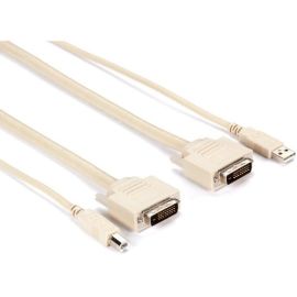 Black Box KVM CPU Cable - DVI-D, USB, 15-ft. (4.6-m)