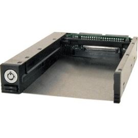 CRU DataPort 25 DP25 Drive Bay Adapter - 6Gb/s SAS, Serial ATA/600 Host Interface Internal - Black