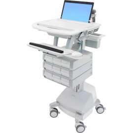 Ergotron StyleView Laptop Cart, SLA Powered, 9 Drawers