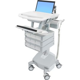 Ergotron StyleView Laptop Cart, LiFe Powered, 9 Drawers