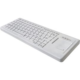 CLEANABLE SEALED BLACK KEYBOARD; 82 KEY W/ RIGHT TOUCHPAD. WITHSTANDS HOSPITAL G