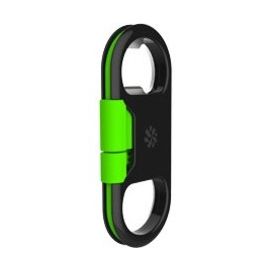 MICRO-USB + BOTTLE OPENER (BLACK/GREEN)