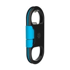 MICRO-USB + BOTTLE OPENER (BLACK/BLUE)