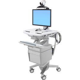 Ergotron StyleView Telepresence Cart, Single Monitor