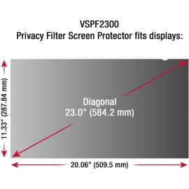 ViewSonic Privacy Filter Screen Protector