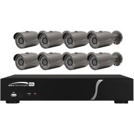 8 CHANNEL ZIP KIT WITH 8 BULLETS, 2T HD