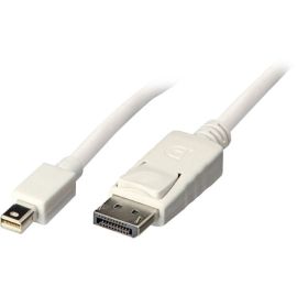 6FT MINI DISPLAYPORT TO DISPLAYPORT CABLE MALE - MALE, CONNECT A DEVICE WITH A M