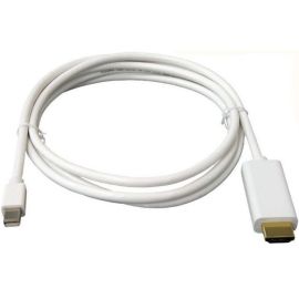 6FT MINI DISPLAYPORT TO HDMI CABLE MALE - MALE,CONNECT A DEVICE WITH A MINI DISP