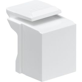 Leviton Blank QuickPort Insert, White (sold in packs of 10)